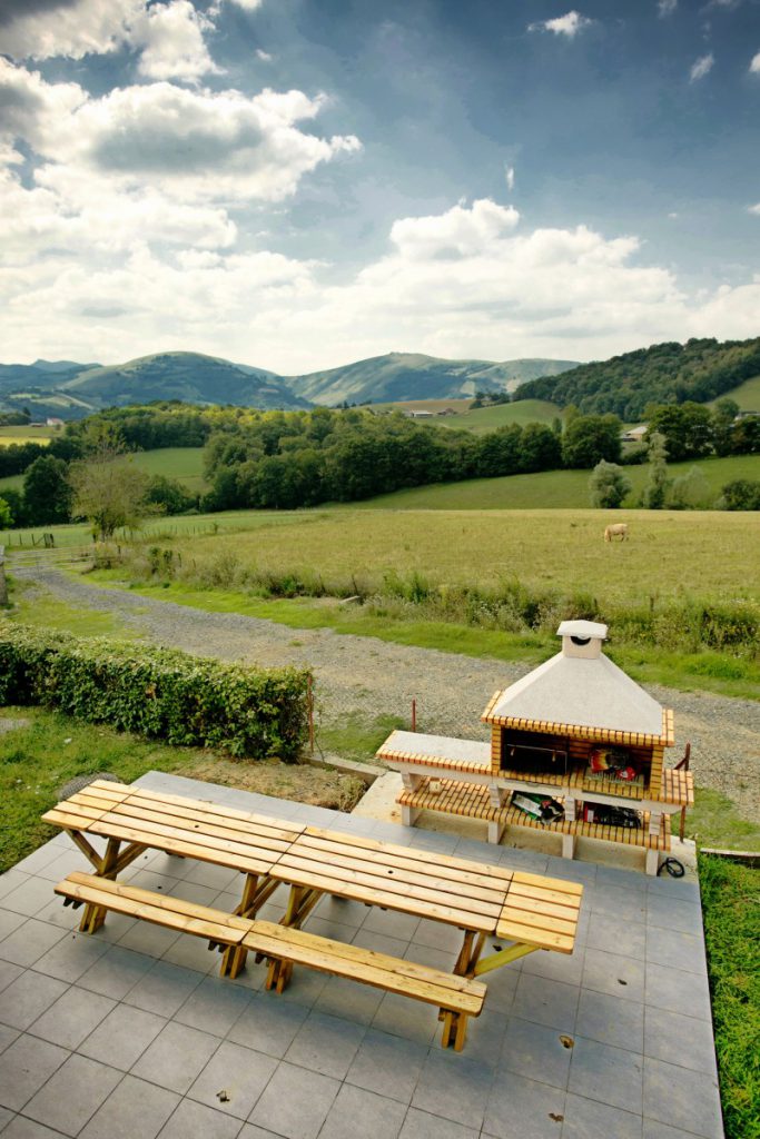 Espace commun à la Ferme Landran